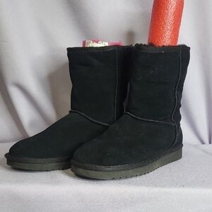 SOLD...Koolaburra Black Suede Winter Boots